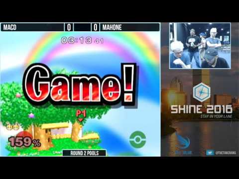 Shine 2016 R2 Pools - SPY | MacD (Peach) vs Mahone (Jigglypuff)