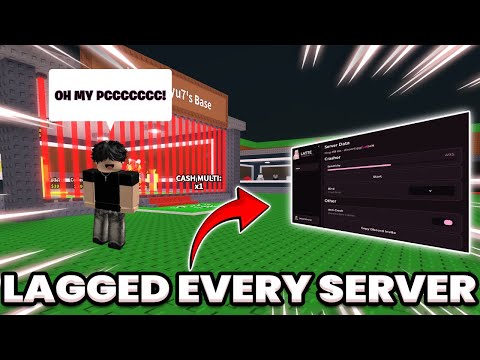 I Completely Lagged These Roblox Servers 😳 (Roblox Exploit Trolling!)