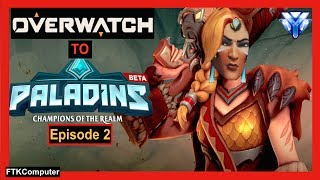 Overwatch Main Plays His First REAL Paladins Match! (It's Not Easy)