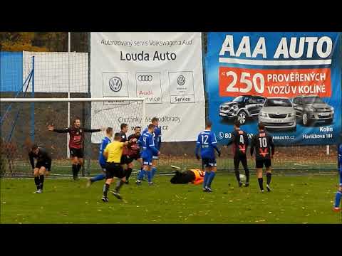 sobota 9.11.2019 MU  DIVIZE sk.C  FK Kolín - FK Čáslav 3:1 (2:0)