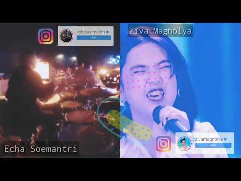 Ziva Magnolya & Echa Soemantri - Listen Beyonce - Drum Cam