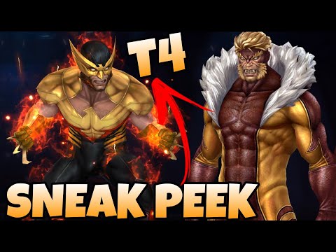 T4 WOLVERINE & T3 SABERTOOTH | NEW SNEAK PEEK | MARVEL Future Fight | mff