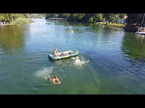 Preiß'n versenken an der Alz (Chiemsee)