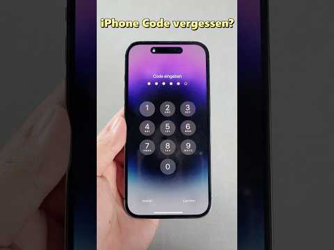 iPhone Code vergessen? So entsperren das iPhone ohne Code! ???????? #shorts