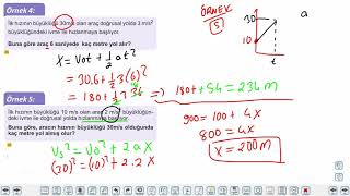 Eğitim Vadisi 11.Sınıf Fizik 6.Föy Bir Boyutta Sabit İvmeli Hareket 2 Konu Anlatım Videoları