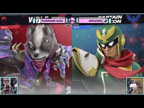 Sweet Dreams Singles: Draxsel (Palutena/Falcon) vs. Average Alex (Wolf/Ike) - Pool A3 Winners Finals