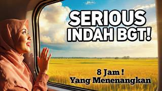 Download lagu Terapi Mata Gratis ! Melihat Hamparan Sawah Hijau Dan Padi Menguning Saat Naik Kereta Api. mp3