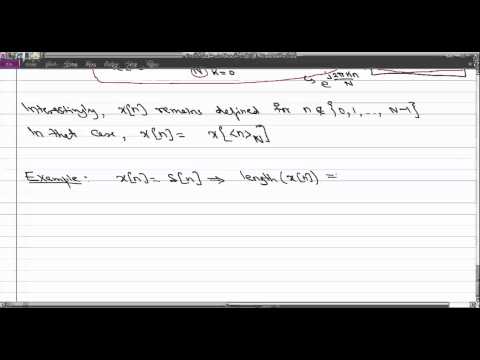 Introduction to the Discrete Fourier Transform