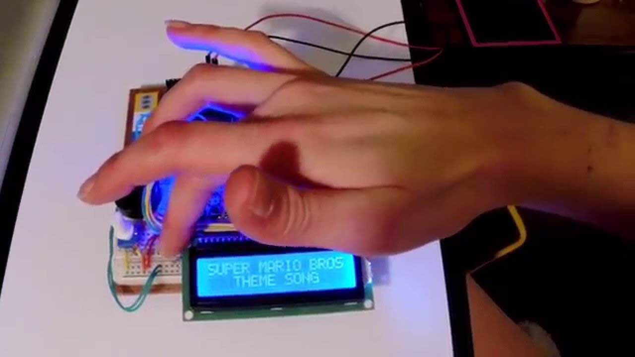 Arduino Electronic Piano Keyboard with Preset Songs - YouTube