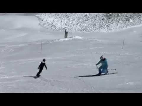 Adrenaline Telemark Instructor in Action Verbier