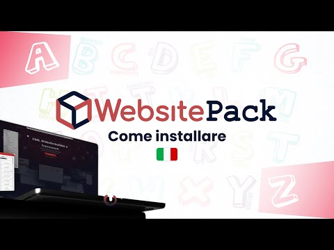 Come installare WebsitePack 10