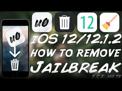 iOS 12.1.2 / 12.0 HOW TO REMOVE (UNJAILBREAK) Unc0ver JAILBREAK AND START FRESH
