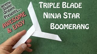 How To Make A Origami Ninja Star With One Piece Of Paper