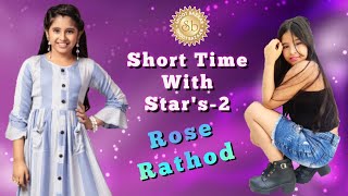 Short Time With Star's-2 || Rose Rathod || Shoot Bazaar video