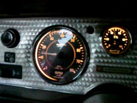 80 trans am with after market autometer gauges