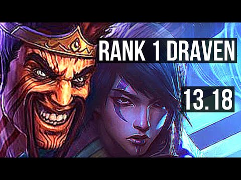 DRAVEN & Blitz vs APHELIOS & Thresh (ADC) | Rank 1 Draven, Rank 3, 5/1/3 | KR Challenger | 13.18