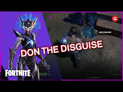 WHERE TO DON THE DISGUISE AND STRIKE THREE RESONANT CRYSTALS (FORTNITE SPIRE QUESTS)