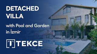 Luxury Detached Villa for Sale in Güzelbahçe, İzmir | Private Pool & G