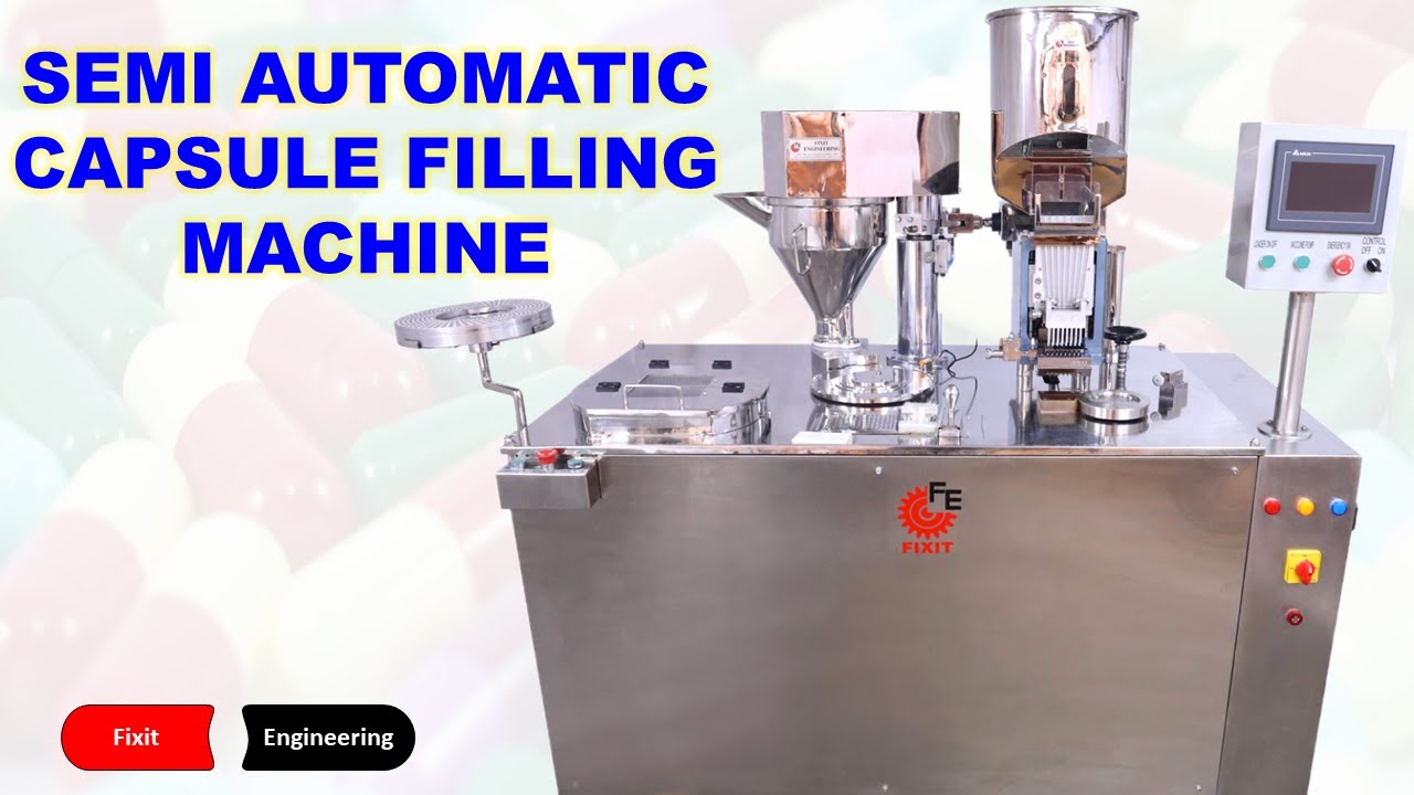 Semi automatic Capsule Filling Machine Working Procedure
