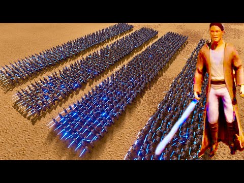 1 Million Mongolian soldier Vs 2,000 Jedi | Ultimate Epic Battle Simulator 2 | UEBS2