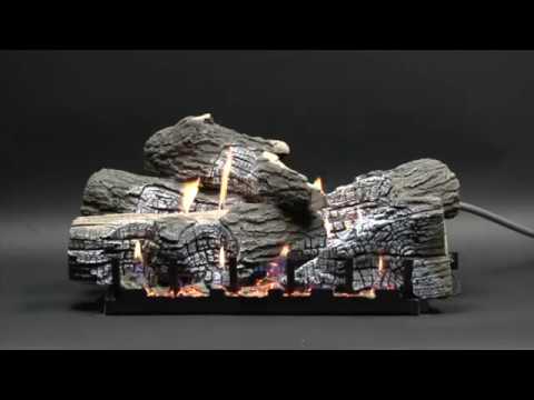 White Mountain Hearth Stacked Wildwood 18" Ventless Gas Log Set