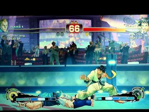 SSF4: hageshii jeng (Abel) vs mok11bk (Makoto) - Japanese XBL ranked