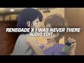 renegade x i was never there - Tiktok Remix - edit audio (aaryan shah x the weeknd)