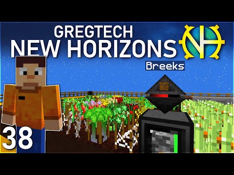 Gregtech New Horizons S2 38: IC2 Crop Automation With Breeks