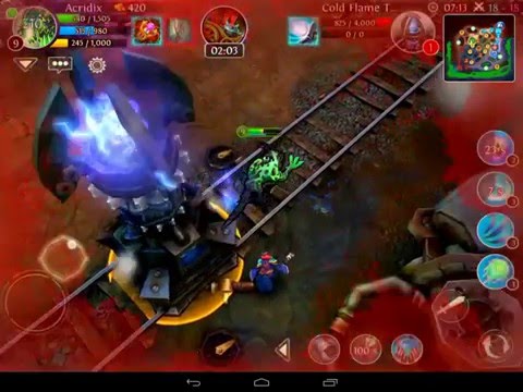 Heroes of Order & Chaos. Acridix. Top Android game. Samsung Galaxy S7. Part 5.