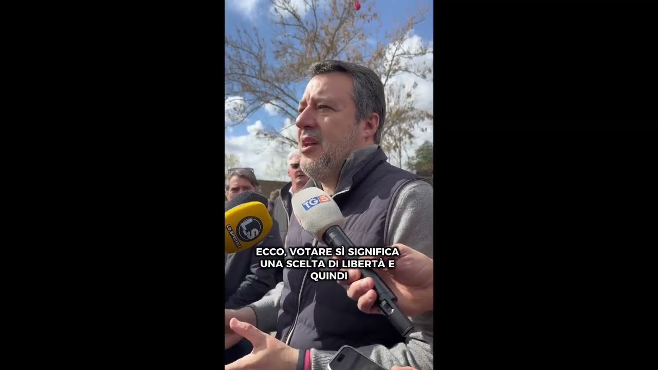 SALVINI: "BASTA CON LO STRAPOTERE DELLA POLITICA NEI TRIBUNALI: IL SÌ TOGLIE IL POTERE ALLE CASTE"