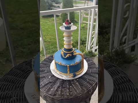 Hookah cake.     #cake #hookah #hookah cake.   Www.arnicake.ca