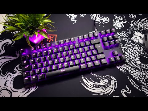 HyperX Alloy Origins Core Tenkeyless Mechaninė žaidimų klaviatūra, US išdėstymas, HyperX Blue Switch video