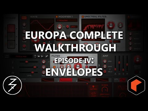EUROPA SHAPESHIFTING SYNTHESIZER - COMPLETE WALKTHROUGH - EPISODE 4 - ENVELOPES