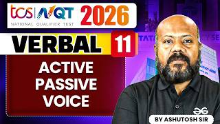 TCS NQT 2026 | Verbal 11 | ACTIVE PASSIVE VOICE | TCS NQT Preparation