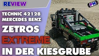 Mercedes Benz ZETROS EXTREME! In der Kiesgrube! Gravel Pit! LEGO® TECHNIC 42129 auf dem Prüfstand!