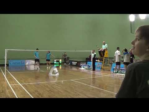 March 25, 2018 Canada International Junior XD Final Brian Yang/Katie Ho-Shue Vs Kevin Wang/Wendy Z