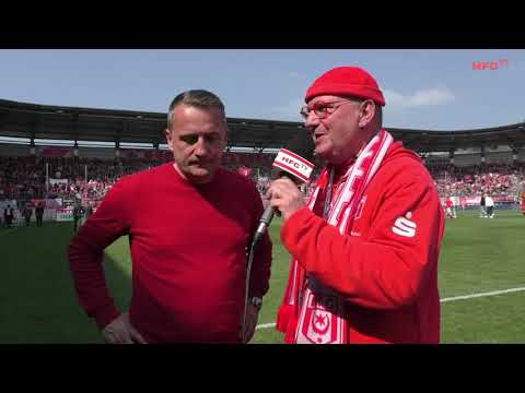 37. Spieltag 2022/23: Hallescher FC - Rot-Weiss Essen | Interviews nach dem Spiel