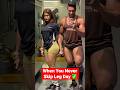 When You Never Skip Leg Day Fitness Couple Gym