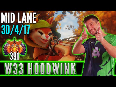 Alliance.w33  [ Hoodwink ]  Mid Lane Pro Gameplay - Dota 2 Full Game