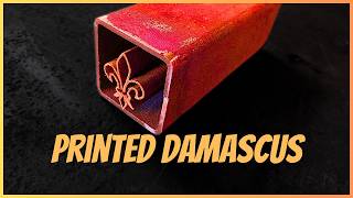 Printed Mosaic Damascus