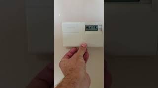Honeywell 1997 Thermostat reset