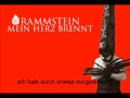 Rammstein mein herz brennt - piano version ...