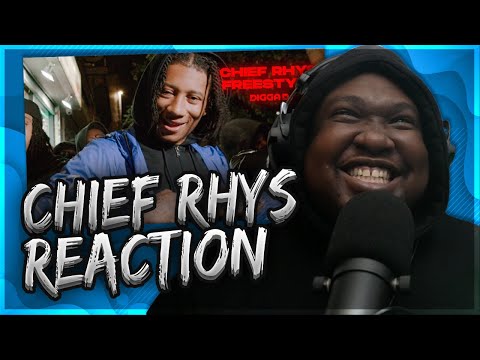 Digga D - Chief Rhys Freestyle (Official Video) (REACTION)
