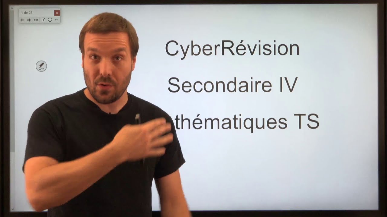 CyberRévision (2018) | Examen du ministère de secondaire 4 (TS)