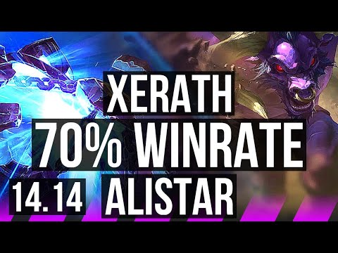 XERATH & Draven vs ALISTAR & Jhin (SUP) | 70% winrate, 3/2/11 | BR Master | 14.14