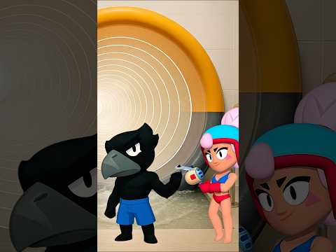 Brawl Stars Date - Janet und Crow gehen ins Schwimmbad!😱 #brawlstarsdeutsch #brawlstars