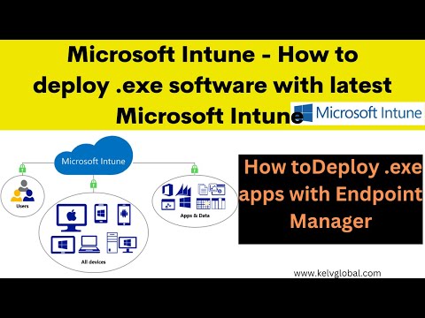How to deploy .exe software with latest Microsoft Intune in 2022 | Deploy .exe with Endpoint Manager