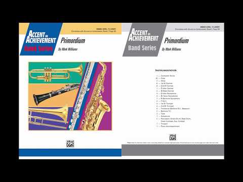 Primordium, by Mark Williams -- Score & Sound