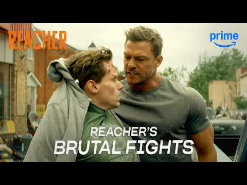 **《神探雷克斯》最爆笑的打鬥場景!💥 | 雷克斯 第一至三季 | Prime Video** (Reacher’s Most EPIC Fight Scenes | REACHER Seasons 1-3 | Prime Video)