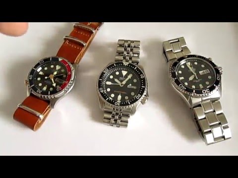 Seiko SKX vs Citizen Promaster vs Orient Ray - 3 Best Dive Watches Under 200 $